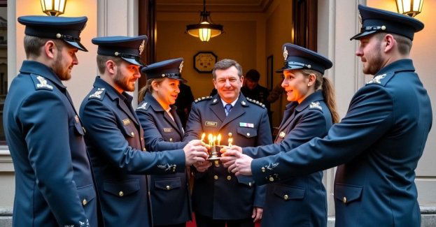 Betlejemskie Światełko Pokoju rozświetliło leżajską komendę