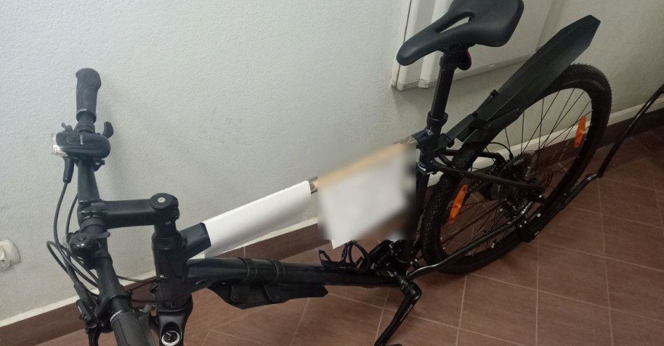 zdjęcie: Sprawca kradzieży roweru zatrzymany bezpośrednio po zdarzeniu / fot. KMP w Olsztynie