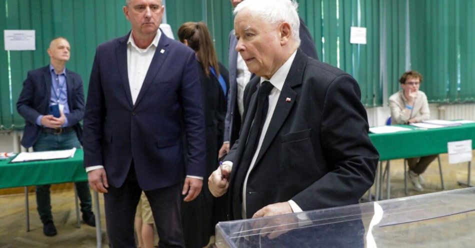 zdjęcie: Jarosław Kaczyński zagłosował na warszawskim Żoliborzu / fot. PAP