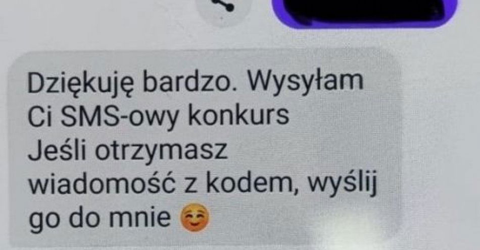 zdjęcie: Nie daj się oszukać, gdy nagle znajomy prosi ciebie o twój numer telefonu na popularnym komunikatorze / fot. KPP Sejny