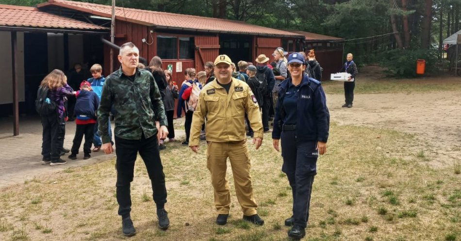 zdjęcie: Kontrola ośrodków wypoczynkowych w związku z alertami pogodowymi / fot. KPP Brodnica