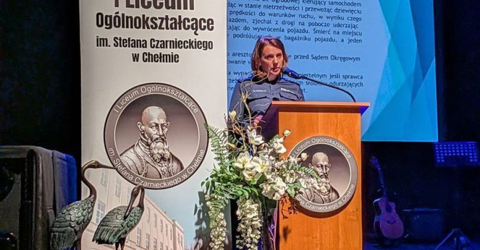 zdjęcie: Chełm: młodzież i policja o bezpieczeństwie drogowym / fot. KMP Chełm