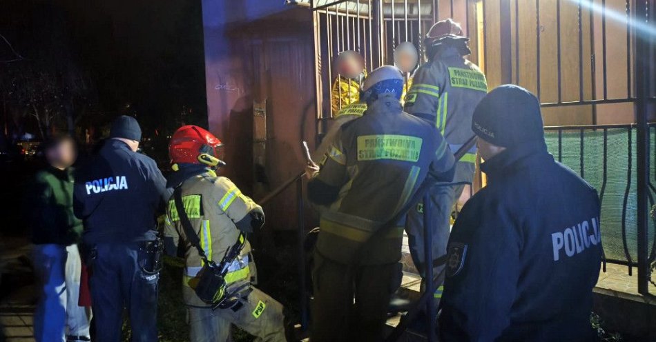 zdjęcie: Dramatyczna akcja w Pruszkowie Policja uratowała nastolatków / fot. Komenda Stołeczna Policji