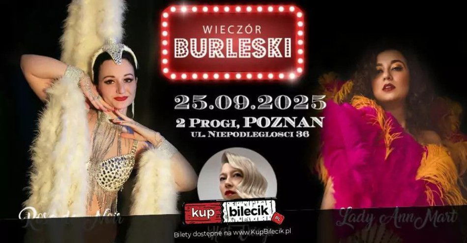 zdjęcie: Burleska by Rose de Noir w klubie 2Progi / kupbilecik24.pl / Burleska by Rose de Noir w klubie 2Progi