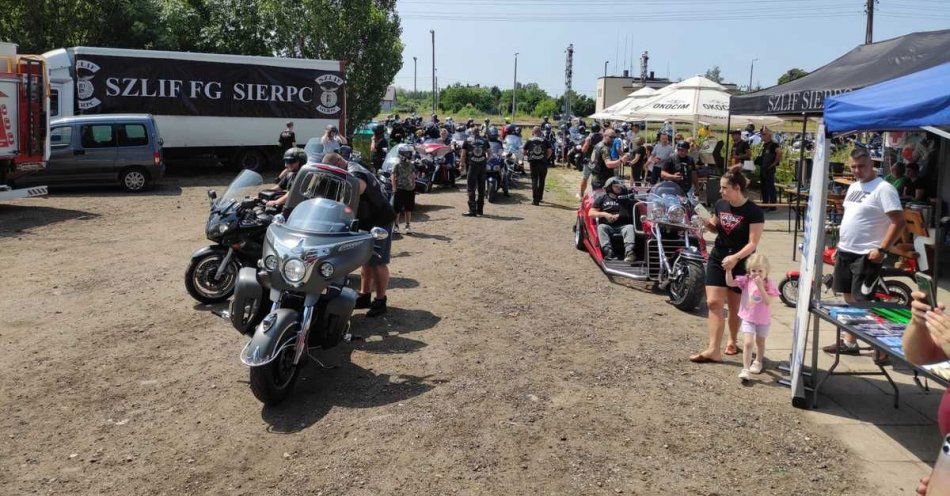 zdjęcie: Sierpeccy policjanci na Motosercu / fot. KPP w Sierpcu