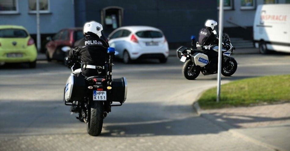 zdjęcie: Policyjne motocykle patrolują drogi powiatu kłobuckiego / fot. KPP w Kłobucku