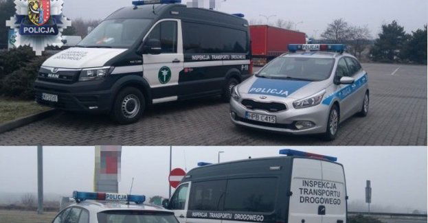 Polkowiccy policjanci wraz z ITD kontrolują busy i ciężarówki