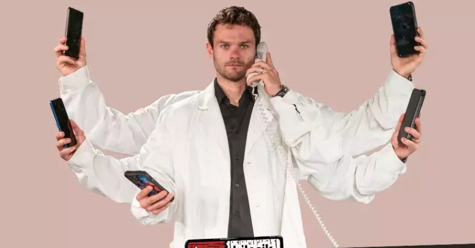 zdjęcie: Komedia na 1 aktora i 4 telefony / kupbilecik24.pl / Komedia na 1 aktora i 4 telefony