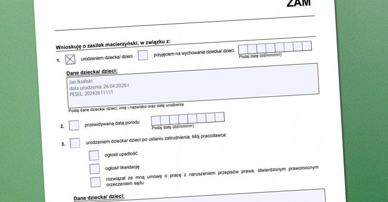 zdjęcie: Ułatwienia w ubieganiu się o zasiłki macierzyńskie i pogrzebowe – ZUS sam pobierze potrzebne dokumenty z USC / fot. nadesłane