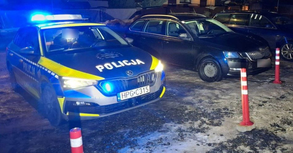 zdjęcie: Pijany kierowca w Zębie zatrzymany. Policja zarekwirowała auto / fot. KMP w Zakopanem