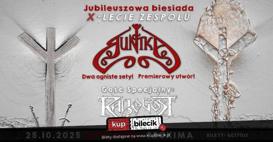 zdjęcie: Jubileuszowa Biesiada - X-lecie zespołu Runika / kupbilecik24.pl / Jubileuszowa Biesiada - X-lecie zespołu Runika