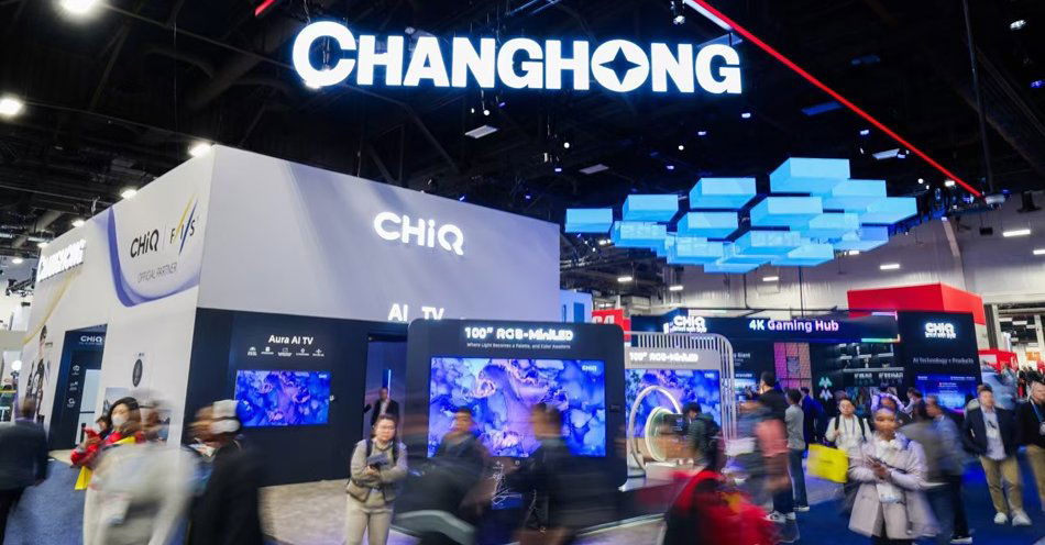 zdjęcie: Changhong prezentuje inteligentne rozwiązania dla domu oparte na sztucznej inteligencji na targach CES 2026 / fot. Media OutReach