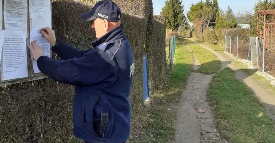 zdjęcie: Działkowiczu zabezpiecz swoją altankę na okres zimowy / fot. KPP w Wołowie