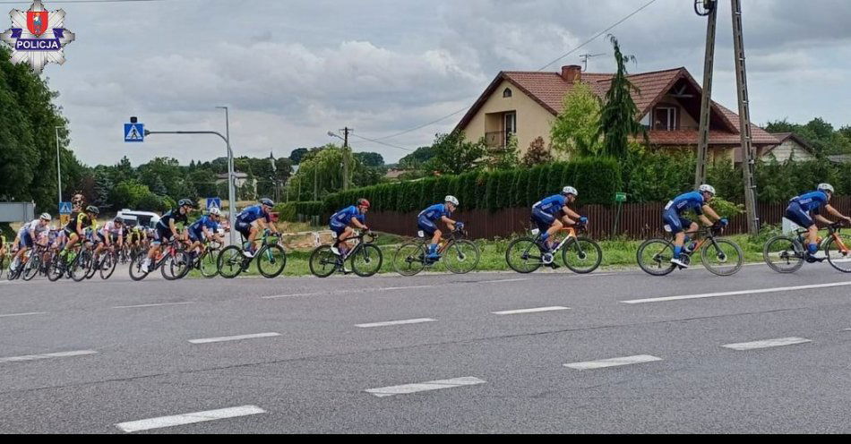 zdjęcie: Zakończyliśmy zabezpieczenie kolarskiego wyścigu / fot. KMP Zamość