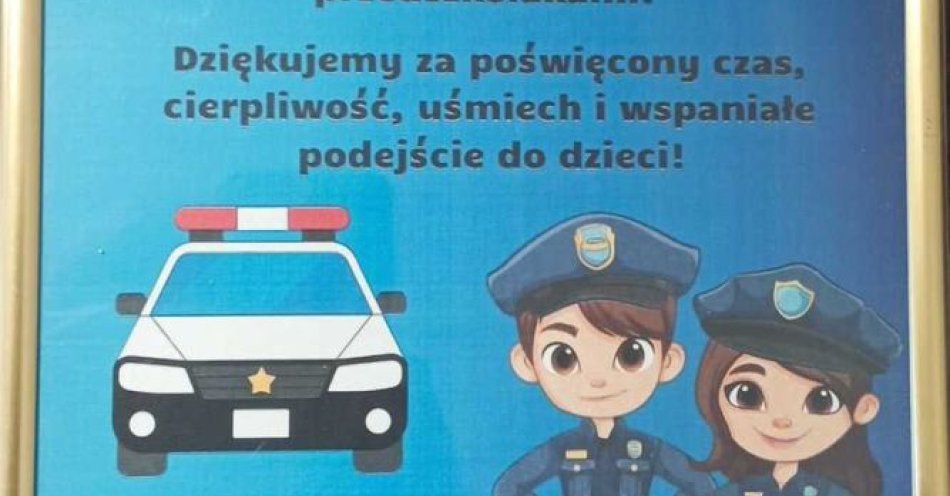 zdjęcie: Policjanci uczą przedszkolaków zasad bezpieczeństwa / fot. KPP w Nisku fot.: Przedszkole w Krzeszowie