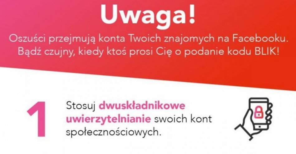 zdjęcie: Oszustwo metodą na BLIK - zachowaj czujność / fot. KPP Opatów