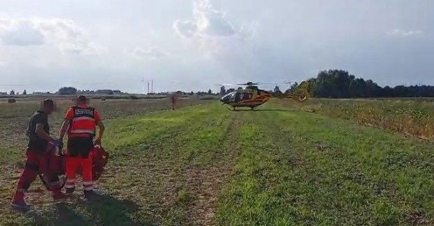 Tragiczny wypadek podczas próby gaszenia pożaru trawy