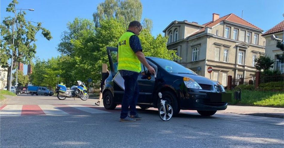 zdjęcie: Kobieta potrącona na przejściu- kierowcy zatrzymano prawo jazdy! / fot. KPP w Kwidzynie