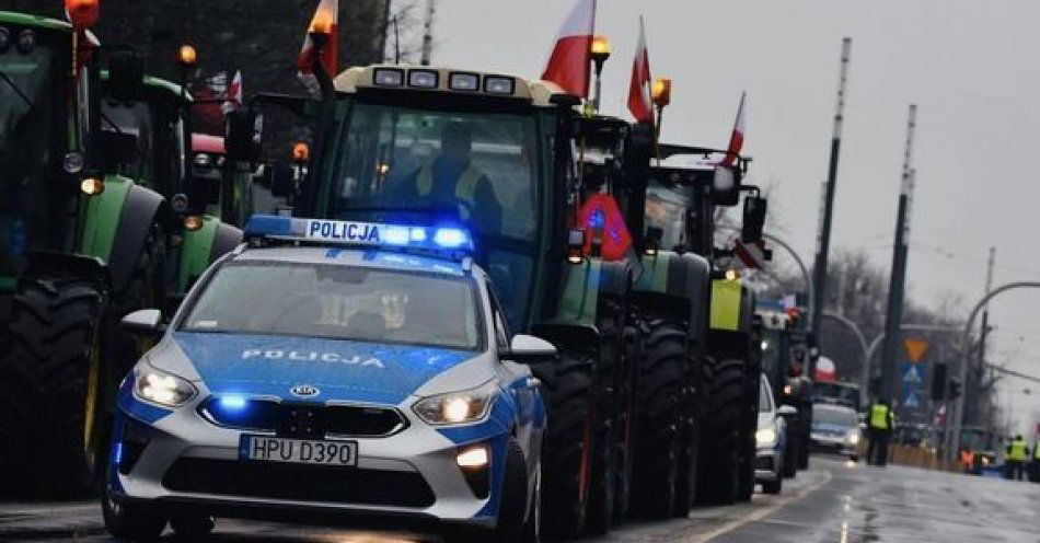 zdjęcie: UWAGA! Planowany protest rolników - będą utrudnienia w ruchu / fot. KPP Ostrów Wielkopolski