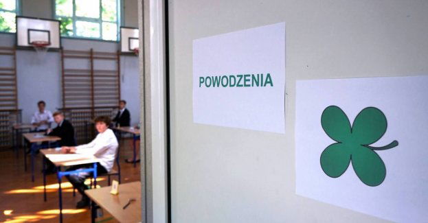 Uczniowie piszą egzamin z matematyki - drugą część egzaminu ósmoklasisty