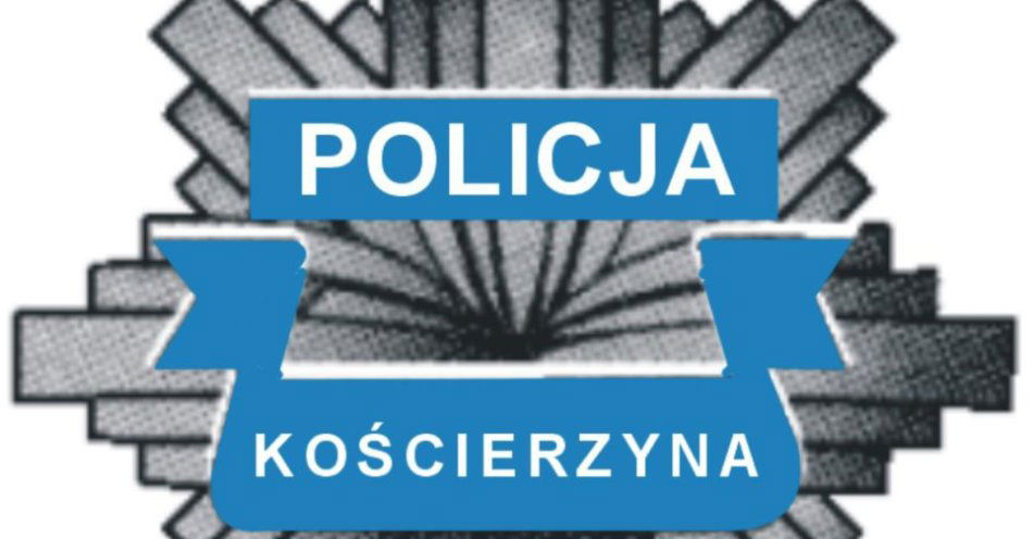 zdjęcie: Policjanci pracowali na miejscu wypadku z udziałem motocyklisty / fot. KPP w Kościerzynie