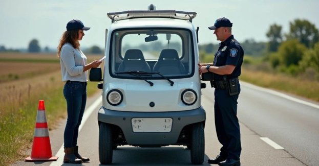 Czterokołowiec zatrzymany. Kierująca bez uprawnień i badań