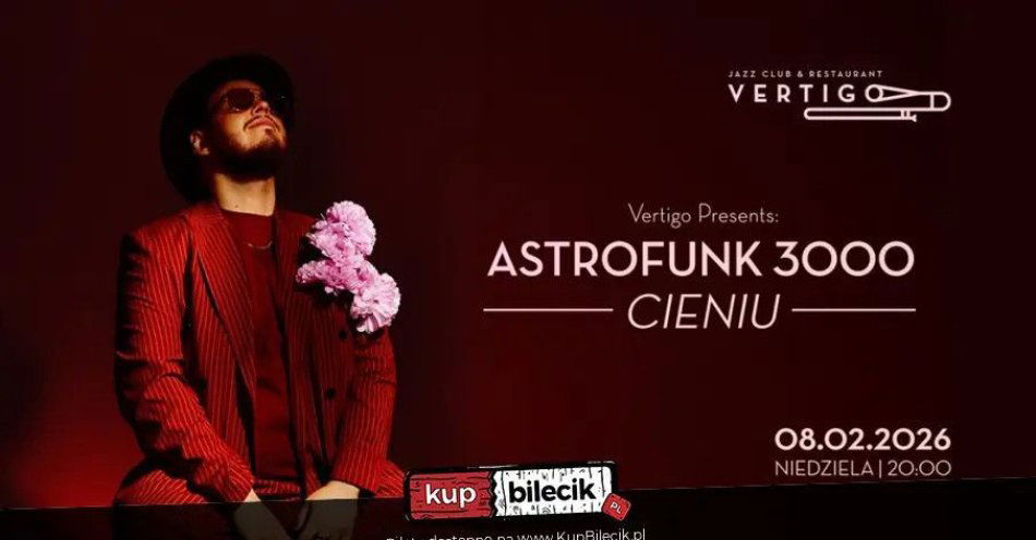 zdjęcie: Vertigo Presents: Cieniu - Astrofunk 3000 / kupbilecik24.pl / Vertigo Presents: Cieniu - Astrofunk 3000