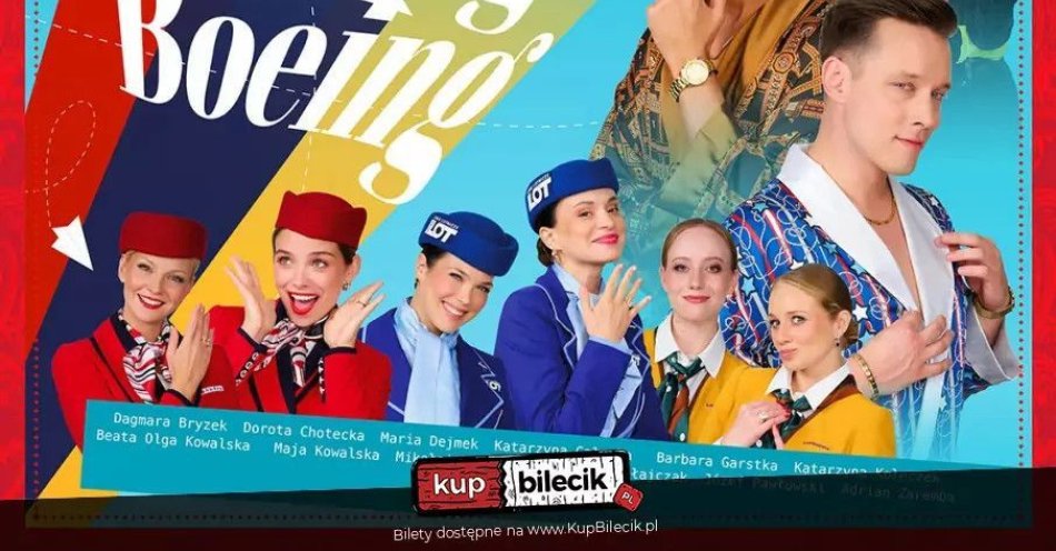 zdjęcie: Boeing Boeing - komediowa uczta w gwiazdorskiej obsadzie! / kupbilecik24.pl /