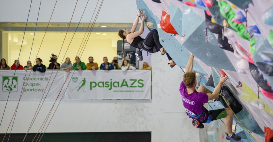 zdjęcie: Świetna obsada na starcie AMP we wspinaczce. Rywalizacja wraca do Bytomia / fot. Radosław Jóźwiak