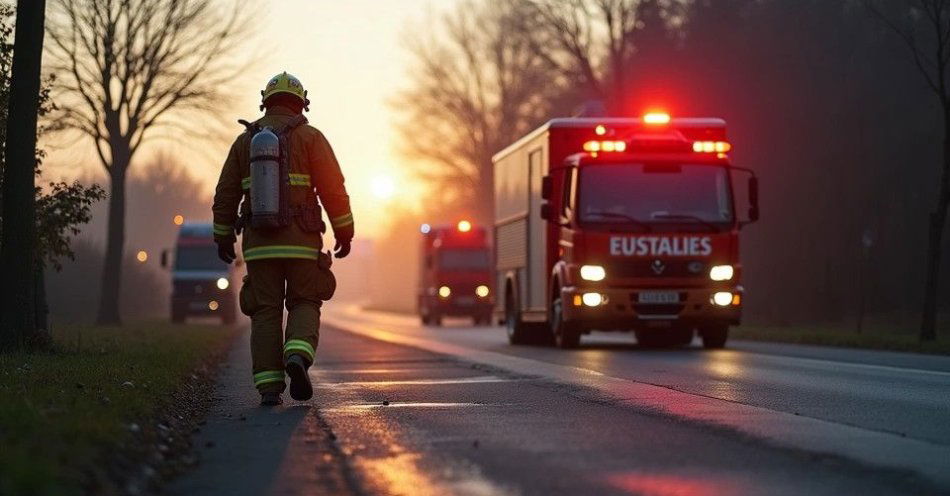 zdjęcie: Ćwiczenia TECHNIK 2026 w Mielcu. Służby sprawdzą gotowość 22 kwietnia / Pojazdy służb ratunkowych na ćwiczeniach /TMAI