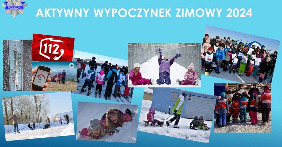 zdjęcie: Bezpieczny i aktywny zimowy wypoczynek 2024 / fot. KPP Wolsztyn