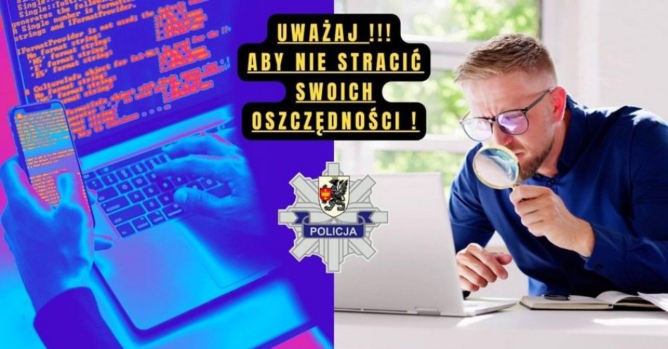 zdjęcie: Mieszkanka powiatu kościerskiego straciła oszczędności przez oszustwo internetowe / fot. KPP w Kościerzynie