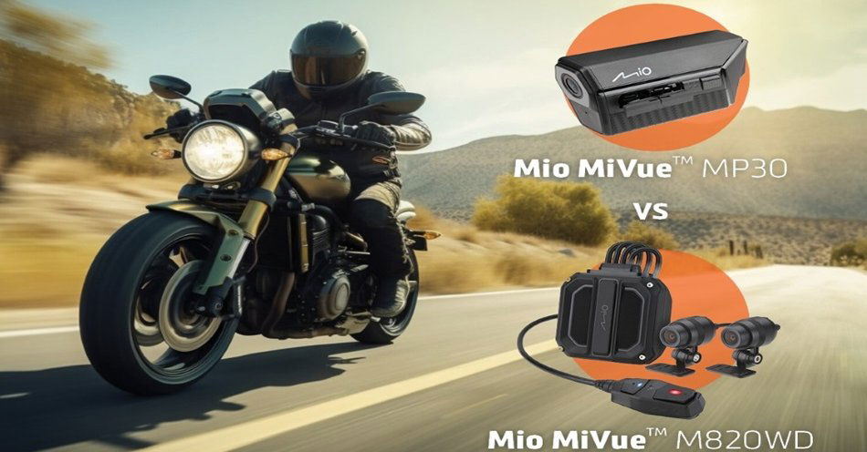 zdjęcie: Porównanie kamer motocyklowych: Mio MiVue MP30 vs Mio MiVue M820WD / fot. nadesłane