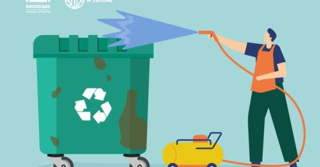 Mycie pojemników na odpady komunalne