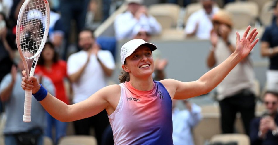 zdjęcie: French Open - Świątek awansowała do półfinału / fot. PAP