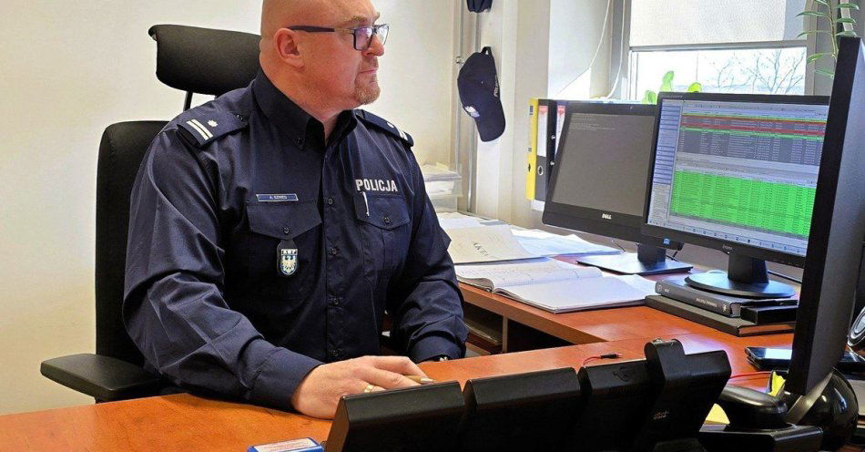 zdjęcie: Naczelnik prewencji zatrzymał złodzieja paliwa w Gorzycach / fot. KPP w Wodzisławiu Śląskim