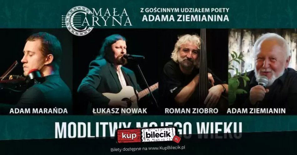 zdjęcie: Mała Caryna i Adam Ziemianin Koncert i wieczór poetycki w Przystani Keja w Łodzi / kupbilecik24.pl / Mała Caryna i Adam Ziemianin / Koncert i wieczór poetycki w Przystani Keja w Łodzi