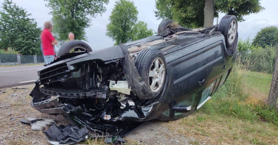 zdjęcie: Wypadek w Turowie na DK-19 / fot. KPP Radzyń Podlaski