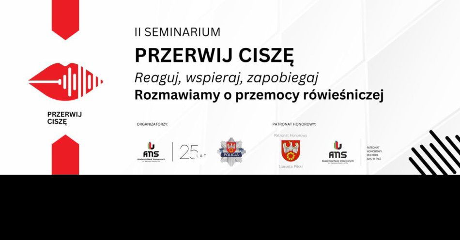 zdjęcie: II Seminarium &Przerwij Ciszę& już 28 marca / fot. KPP Piła