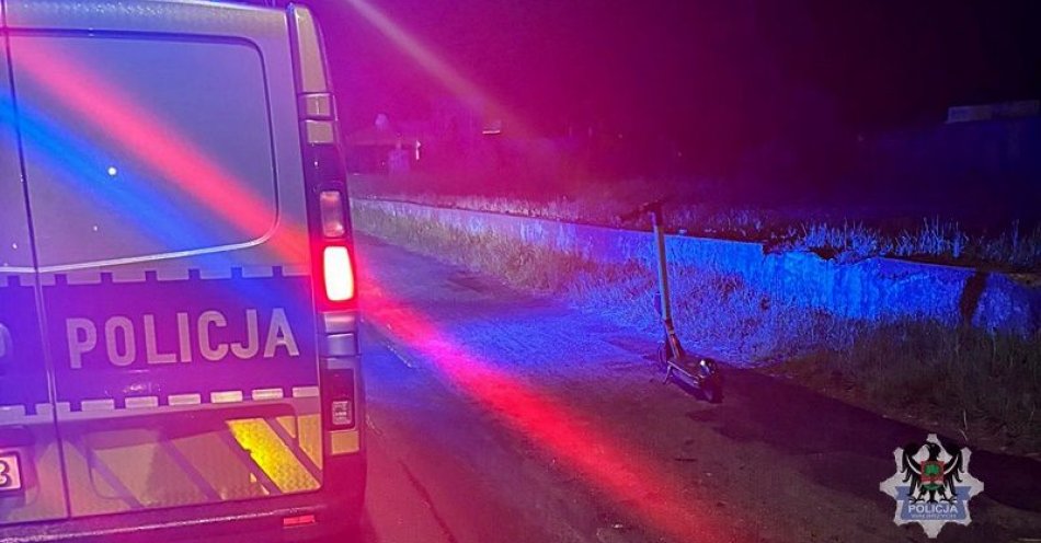 zdjęcie: Kolejne dwie osoby z wysokimi mandatami za jazdę w stanie nietrzeźwości hulajnogami elektrycznymi. Zapowiadamy dalsze codzienne kontrole jednośladów! / fot. KMP w Wałbrzychu