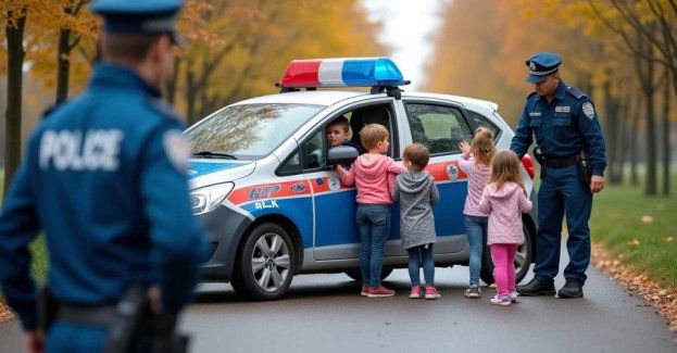 Policjanci uczyli przedszkolaki zasad bezpieczeństwa w Brwinowie