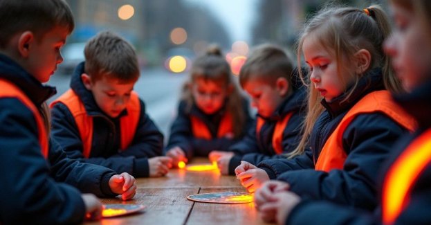 Odblaski ratują życie Policjanci uczą najmłodszych bezpieczeństwa