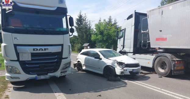 Zderzenie czterech pojazdów w Brodach Małych