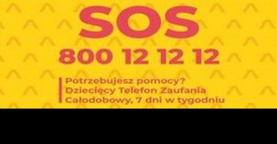 zdjęcie: Dziecięcy Telefon Zaufania Rzecznika Praw Dziecka / fot. KMP w Chrzanowie