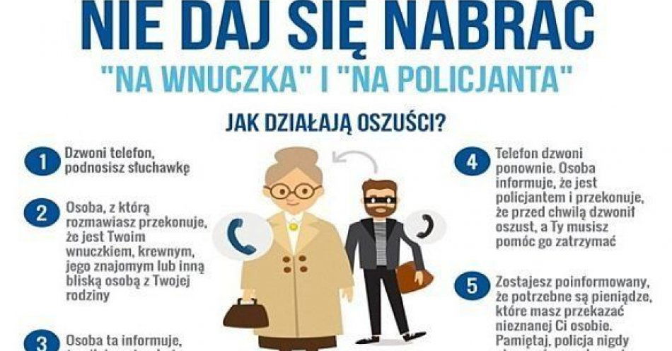 zdjęcie: Uwaga – oszuści nie mają wakacji! / fot. KPP w Miliczu
