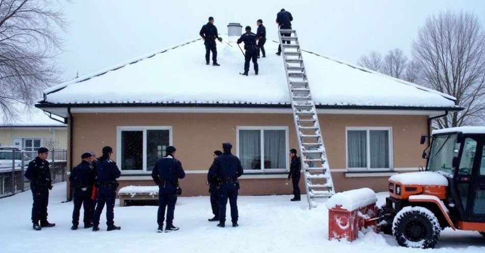 zdjęcie: Policja apeluje Usuń śnieg i sople z dachów / TM/ przykładowa ilustracja