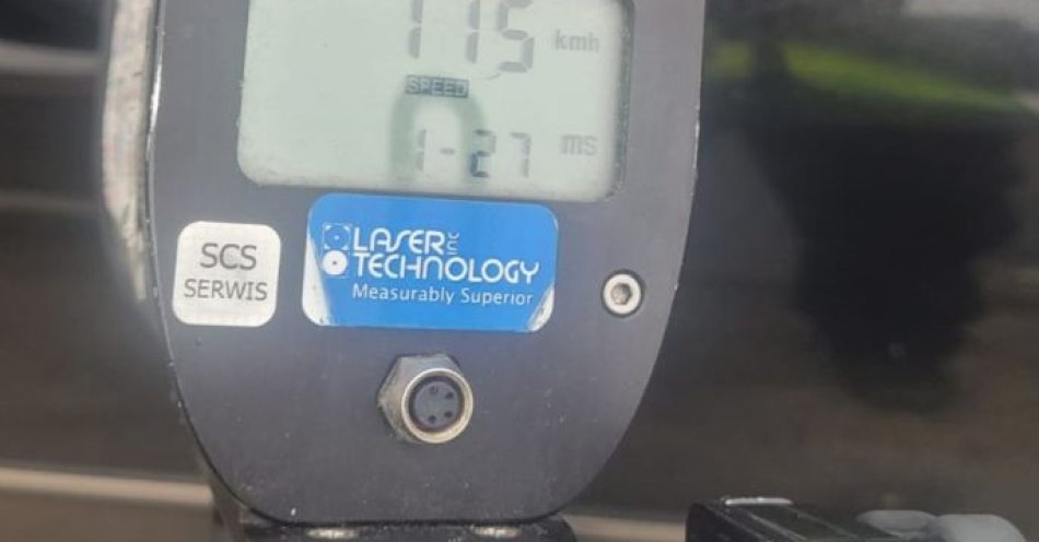 zdjęcie: Gryfino: 2000 zł i utrata prawa jazdy za 65 km/h nadwyżki / fot. KPP w Gryfinie