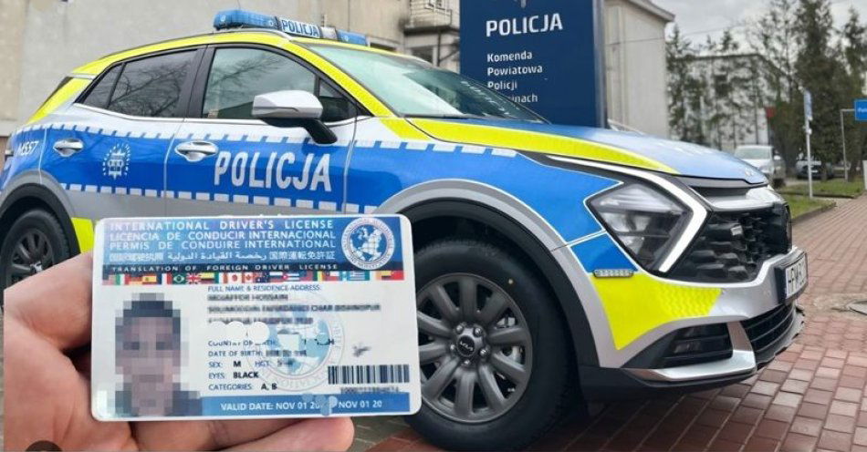 zdjęcie: Kupił prawo jazdy za 400 zł / fot. KPP w Kutnie