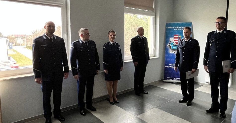 zdjęcie: Nowy komendant i zastępca w Komisariacie Policji w Paradyżu / fot. KPP w Opocznie