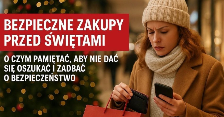 zdjęcie: Bezpieczne zakupy przed świętami. Porady policji i wskazówki / fot. KMP w Gdańsku
